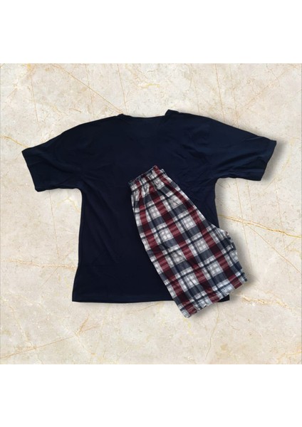 Erkek %100 Pamuk Şort Pijama Takımı fırsatları