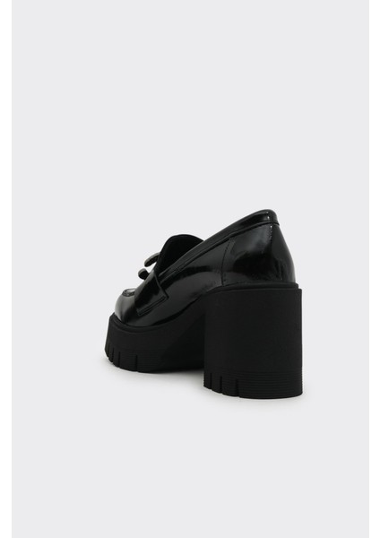 Hakiki Deri Topuklu Tokalı Kadın Casual Ayakkabı modelleri