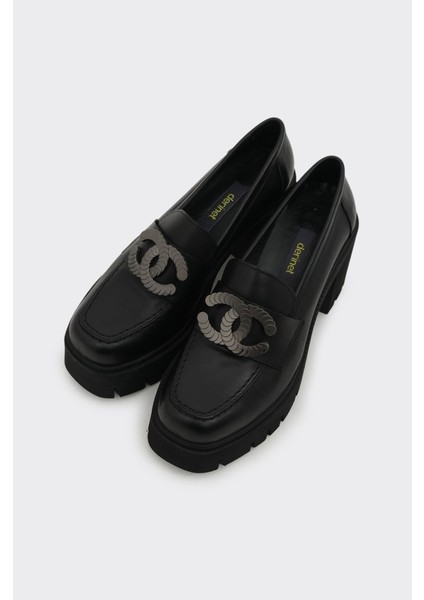 Hakiki Deri Topuklu Tokalı Kadın Casual Ayakkabı fiyatları