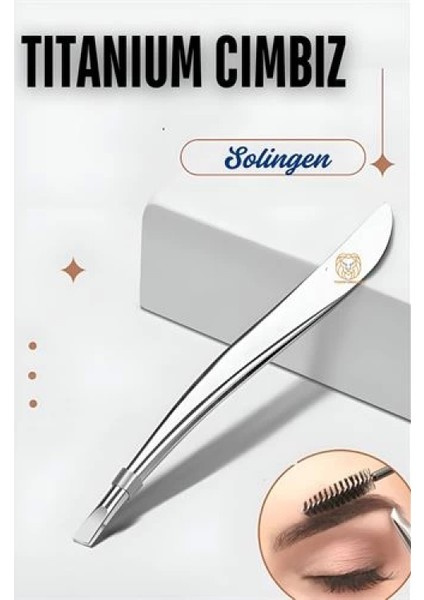 Engithalat Cımbız Titanyum Çelik Solingen Professional