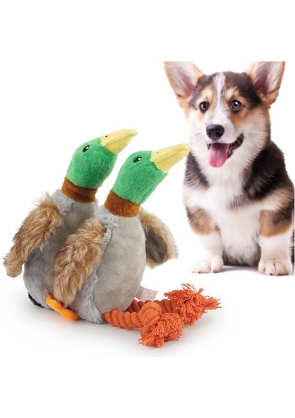Hışırtılı Eğlenceli Sesli Kedi Köpek Eğitici Peluş Ördek Oyuncağı modelleri