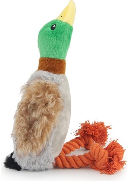 Hışırtılı Eğlenceli Sesli Kedi Köpek Eğitici Peluş Ördek Oyuncağı indirimleri