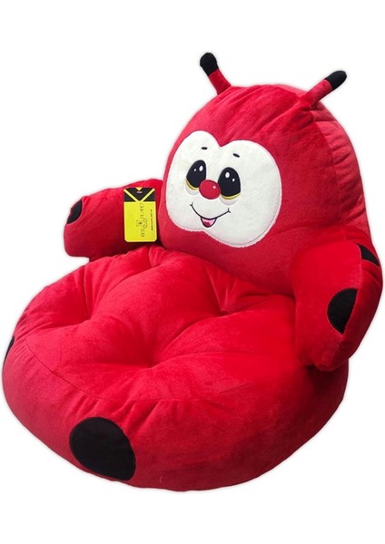 Çocuk Koltuğu Bebek Koltuğu Uğur Böceği Oturma Minderi Peluş Kedi Minderi