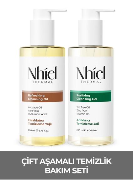 Arındırıcı ve Ferahlatıcı Çift Aşamalı Temizlik Bakım Seti