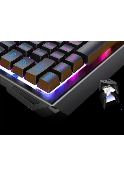 Rgb LED Işıklı Metal Gövdeli USB Gaming Oyuncu Mouse Klavye Seti fırsatları