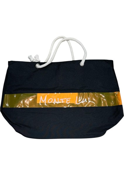 1011 Plaj Çantası Siyah Renkli