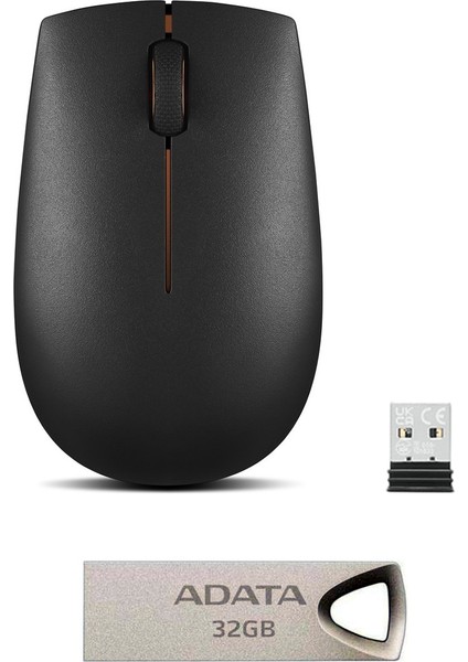 300 Kablosuz Mouse + Adata UV210 USB 2.0 Flash Bellek