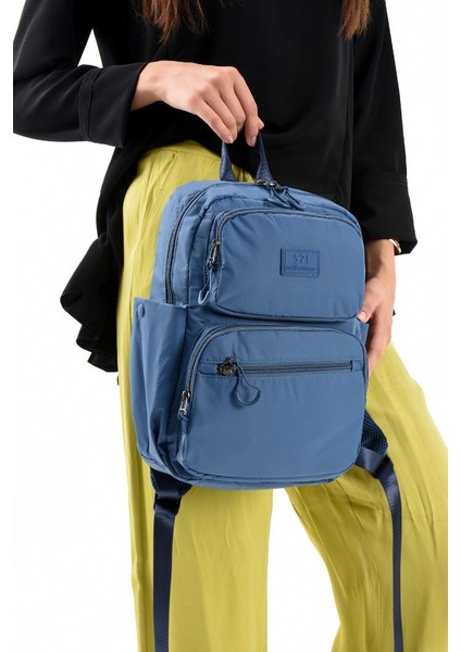 Unisex Sırt Çantası Paraşüt Kumaş Hafif Çok Cepli Yağmur Itici Kumaş 34*24 cm 571 Collection modelleri