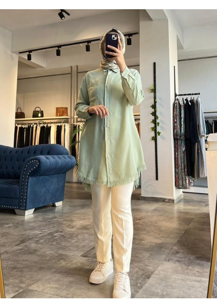 Kadın Pamuk Püsküllü Tunik 7236 modelleri