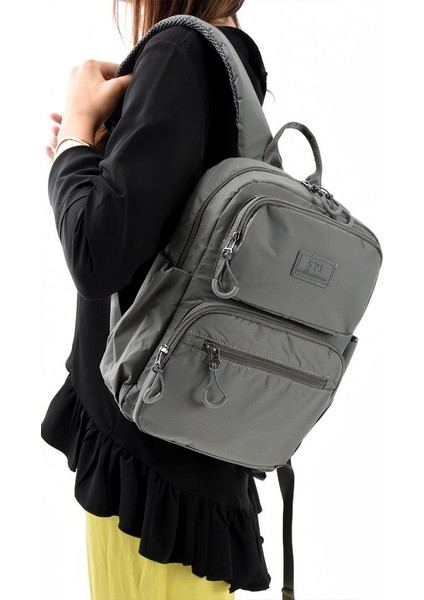 Unisex Sırt Çantası Paraşüt Kumaş Hafif Çok Cepli Yağmur Itici Kumaş 34*24 cm 571 Collection fiyatları