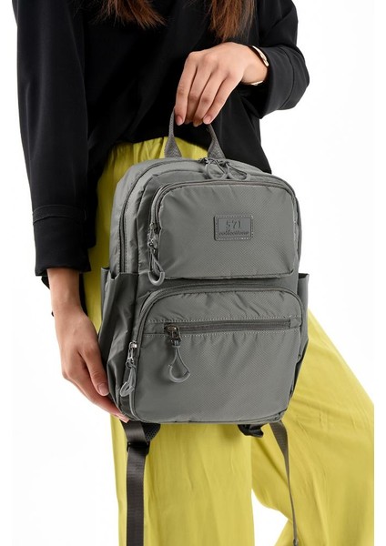 Unisex Sırt Çantası Paraşüt Kumaş Hafif Çok Cepli Yağmur Itici Kumaş 34*24 cm 571 Collection modelleri