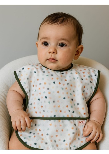 Yeni Sezon Sıvı Geçirmez Mama-Salya Önlüğü 0-36 Ay