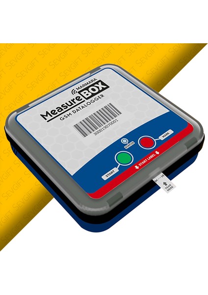 Measurebox Tek Kullanımlık Gsm Sıcaklık ve Konum Datalogger | 60 Günlük