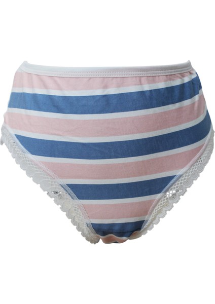 Pamuklu Kadın Külot 2'li Set Mavi Pembe