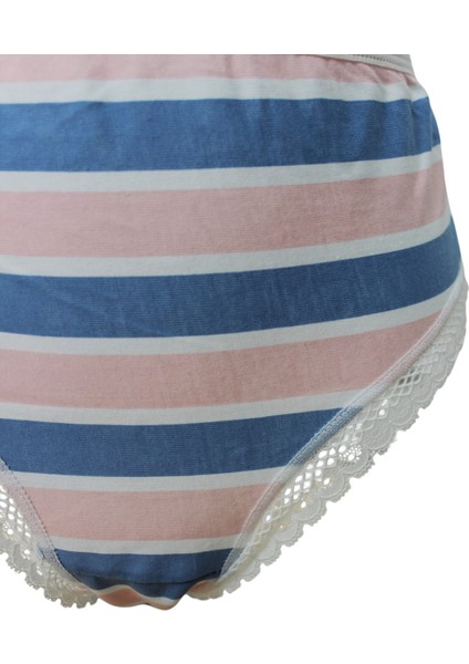 Pamuklu Kadın Külot 2'li Set Mavi Pembe modelleri