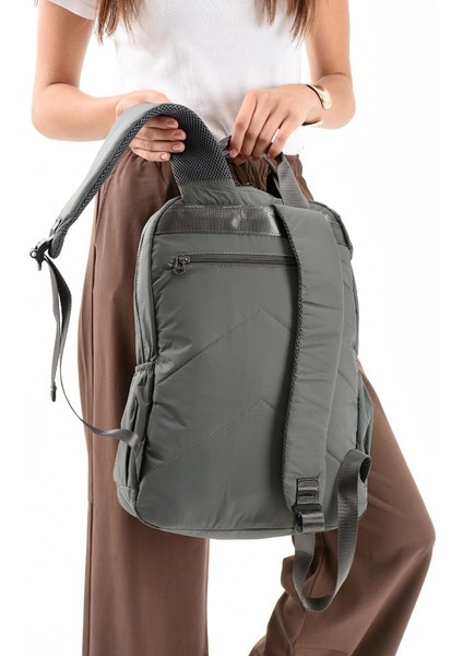 Unisex Günlük Sırt Çantası Paraşüt Kumaş Hafif Çok Cepli Yağmur Itici Kumaş 40*30 cm Okul Çantası modelleri