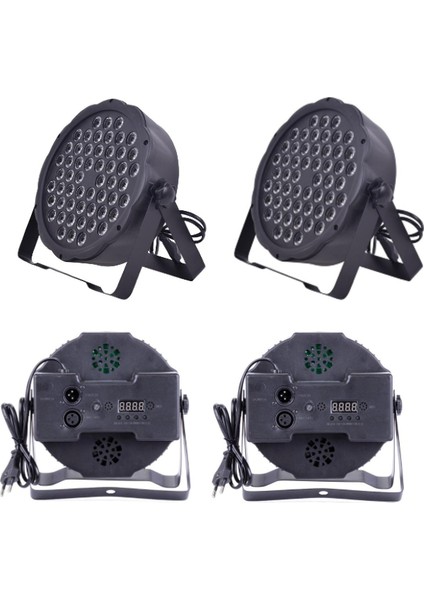 PAR541 54X3 Watt Full Renkli Flat LED Par (2li Hazır Paket)