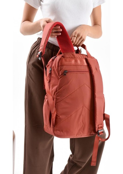 Unisex Günlük Sırt Çantası Paraşüt Kumaş Hafif Çok Cepli Yağmur Itici Kumaş 40*30 cm Okul Çantası modelleri