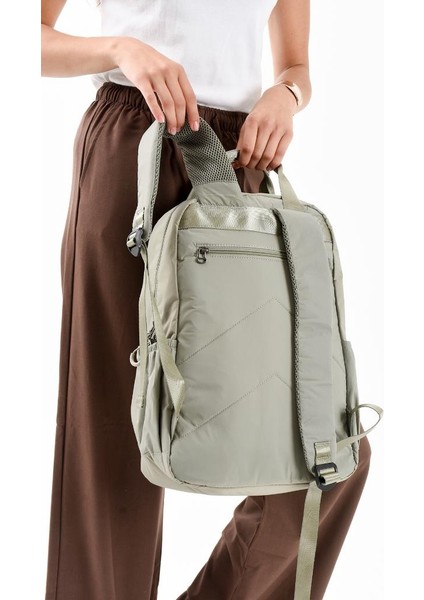 Unisex Günlük Sırt Çantası Paraşüt Kumaş Hafif Çok Cepli Yağmur Itici Kumaş 40*30 cm Okul Çantası modelleri