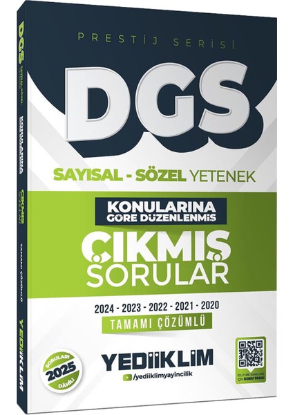 2026 Dgs Prestij Serisi Sözel-Sayısal Yetenek Tamamı Çözümlü Soru Bankası-Çıkmış Sorular fırsatları