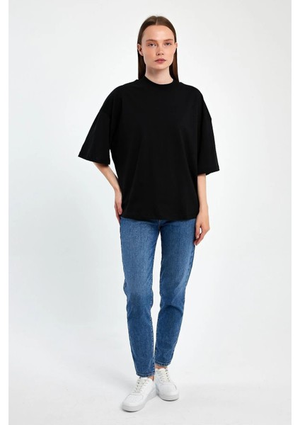 Kadın Yarım Balıkçı Yaka Kısa Kol T-Shirt fiyatları