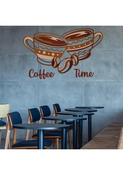 LED Işıklı 3 Katmanlı Kişiye Özel Kahve Fincanı Figürlü Tablo Mutfak ve Cafe Duvar Dekorasyonu modelleri