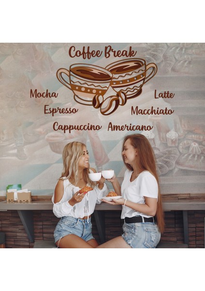 LED Işıklı 3 Katmanlı Kişiye Özel Kahve Fincanı Figürlü Tablo Mutfak ve Cafe Duvar Dekorasyonu fırsatları