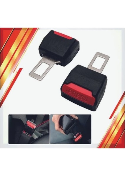Citroen Jumper Uyumlu Emniyet Kemeri Yükseltici Adaptör 2 Adet