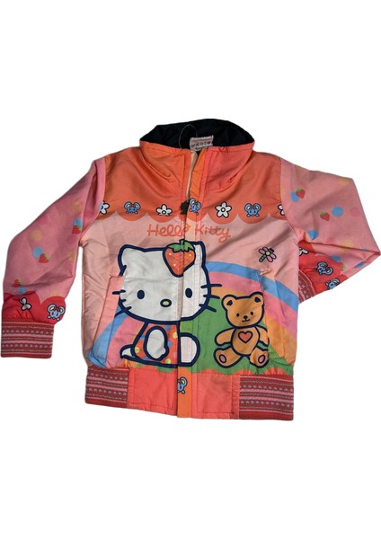 Kız Çocuk Üst Çizgi Film Karekter Paraşüt Kumaş