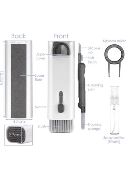 Çok Fonksiyonlu 7 Parça Airpods Klavye Ekran Kulaklık Temizleme Kiti indirimleri