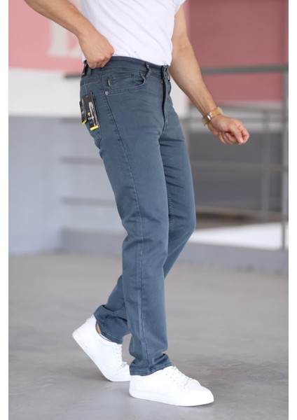 Erkekek Kot Pantalon Taycan Armürlü Çelik Örme Yuksek Bel Likralı Fermuarlı Nakışlı 5 Cepli fiyatları