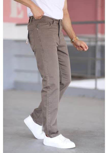 Erkekek Kot Pantalon Taycan Armürlü Çelik Örme Yuksek Bel Likralı Fermuarlı Nakışlı 5 Cepli fiyatları