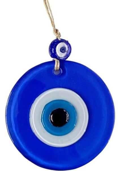 Mavi Nazar Boncuklu Duvar Süsü 10 cm Cam Duvar Dekoru modelleri