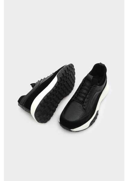 Yüksek Taban Hakiki Deri Erkek Sneaker indirimleri