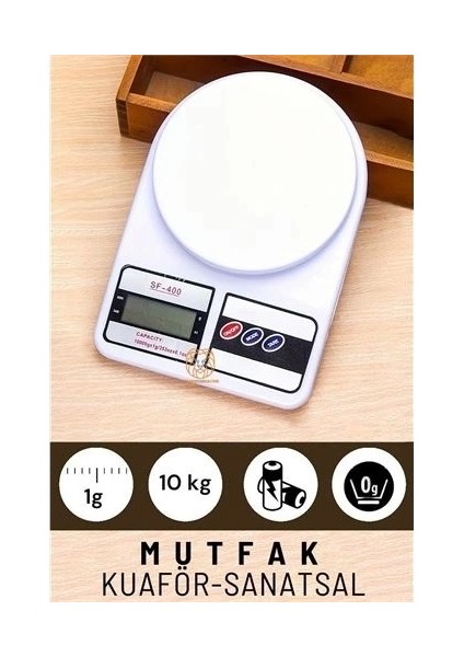 Hassas Mutfak Terazisi Kuaför Terazisi 10 kg