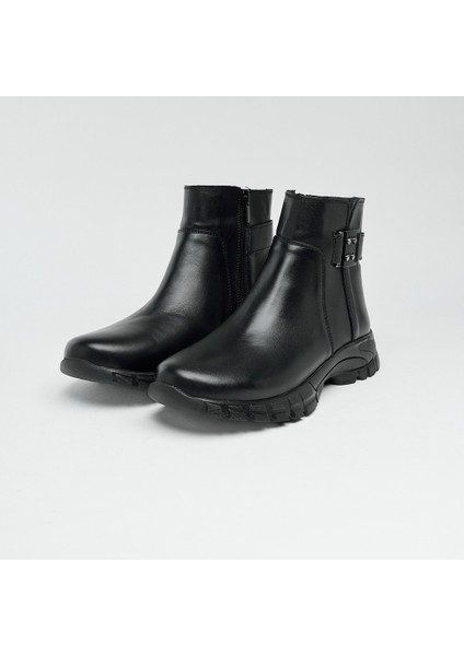 Hakiki Deri Fermuarlı Kadın Bot fiyatları