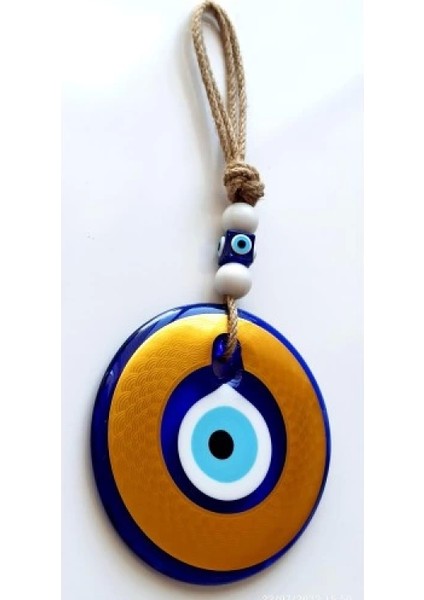 Nazar Boncuklu Gold Renk Kaplama Cam Duvar Dekoru fiyatları