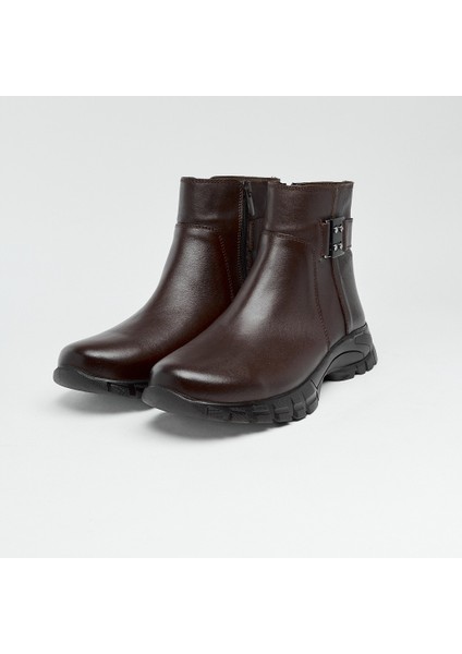 Hakiki Deri Fermuarlı Kadın Bot fiyatları