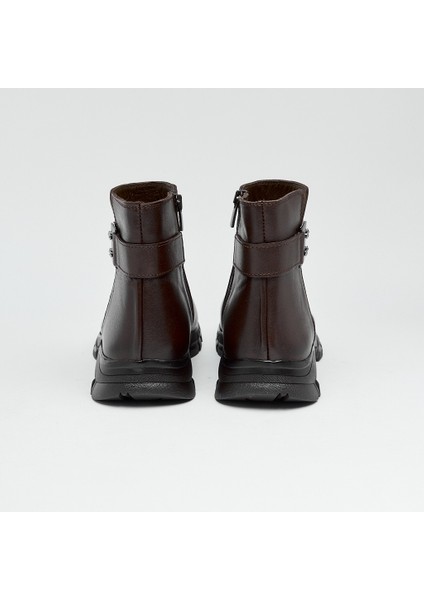 Hakiki Deri Fermuarlı Kadın Bot modelleri