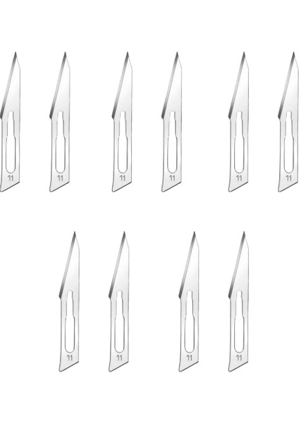 10 Adet Steril Hacamat Bıçağı No 11