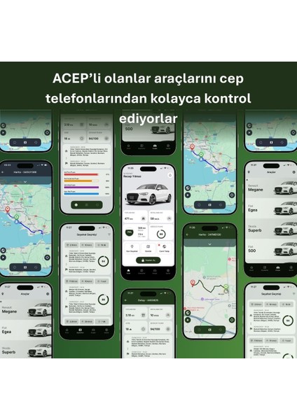 Araç Takip Sistemi (Obd2) + 2 Yıllık Abonelik modelleri