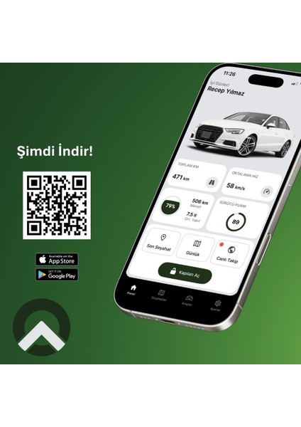 Araç Takip Sistemi (Obd2) + 2 Yıllık Abonelik