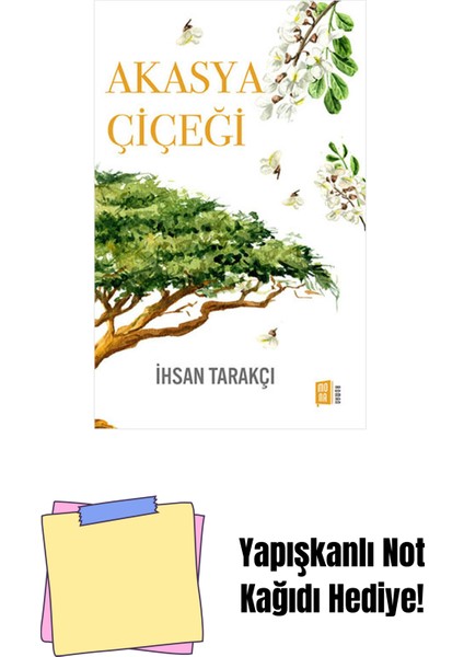 Akasya Çiçeği + Yapışkanlı Not Kağıdı