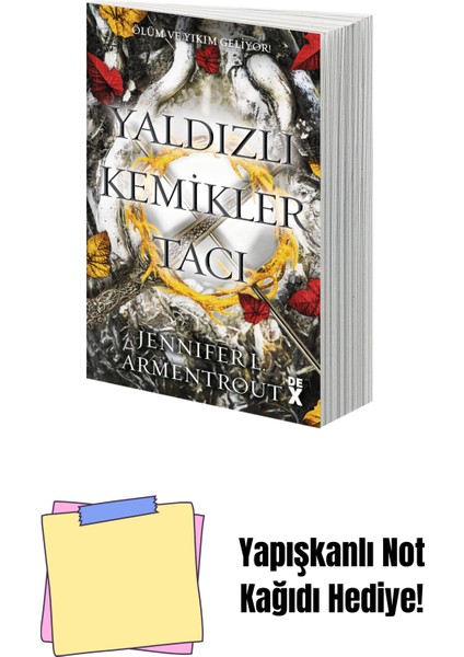 Yaldızlı Kemikler Tacı - Sc + Yapışkanlı Not Kağıdı