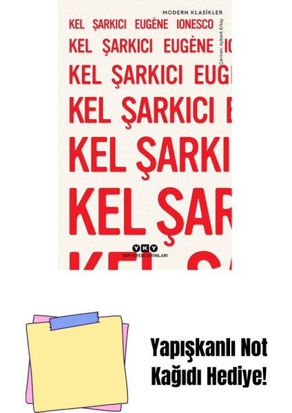 Kel Şarkıcı + Yapışkanlı Not Kağıdı