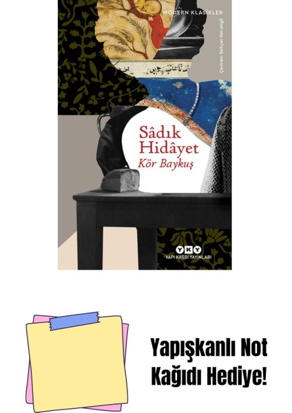 Kör Baykuş + Yapışkanlı Not Kağıdı