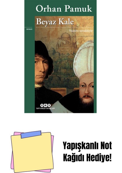 Beyaz Kale + Yapışkanlı Not Kağıdı