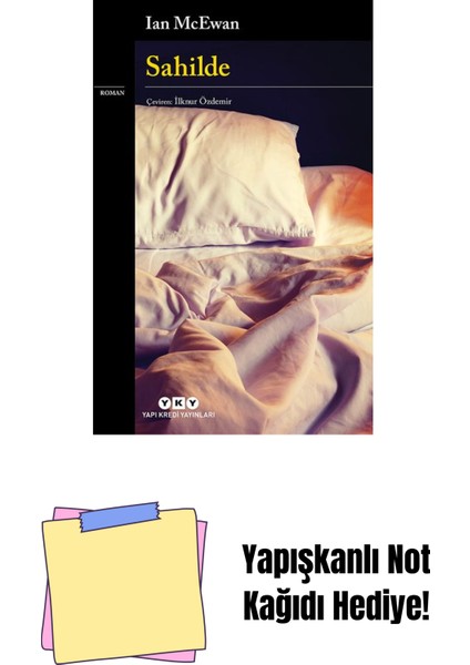 Sahilde + Yapışkanlı Not Kağıdı