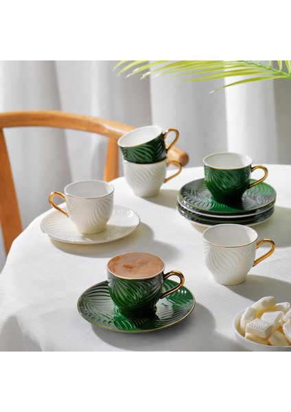 Renkli Fincan Takımı ve Bambu Servis Tepsisi modelleri