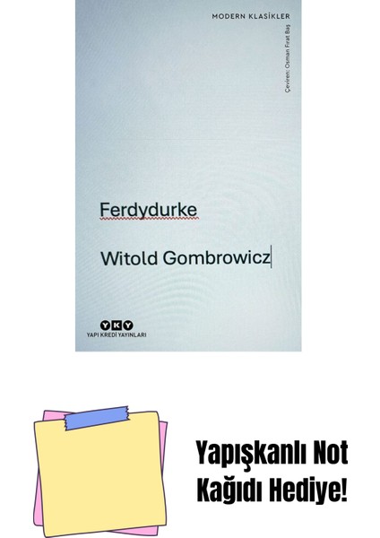 Ferdydurke + Yapışkanlı Not Kağıdı